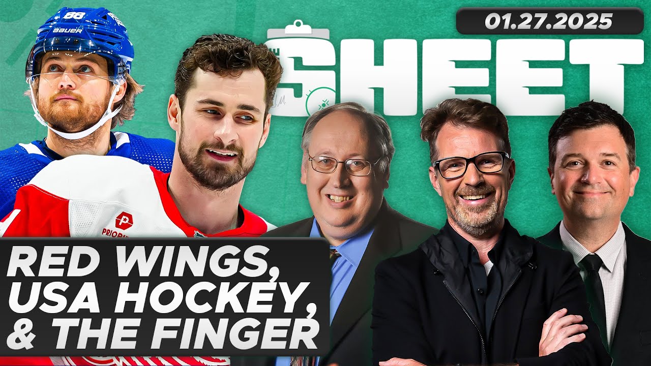 Red Wings, Team USA Hockey, and Middle Fingers ft. Kevin Allen & Greg Wyshynski | The Sheet