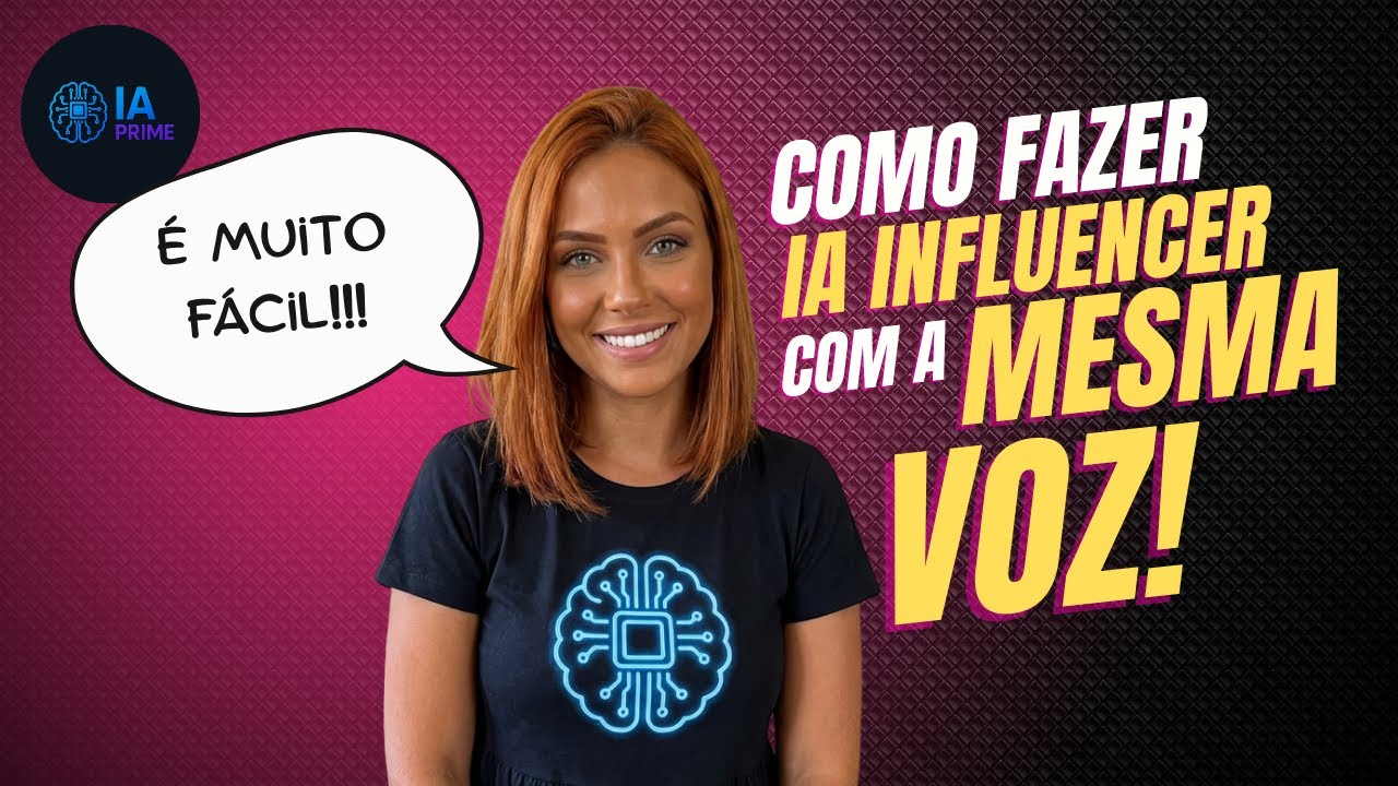 COMO FAZER IA INFLUENCER COM A MESMA VOZ SEMPRE! (CONSISTÊNCIA NA VOZ)