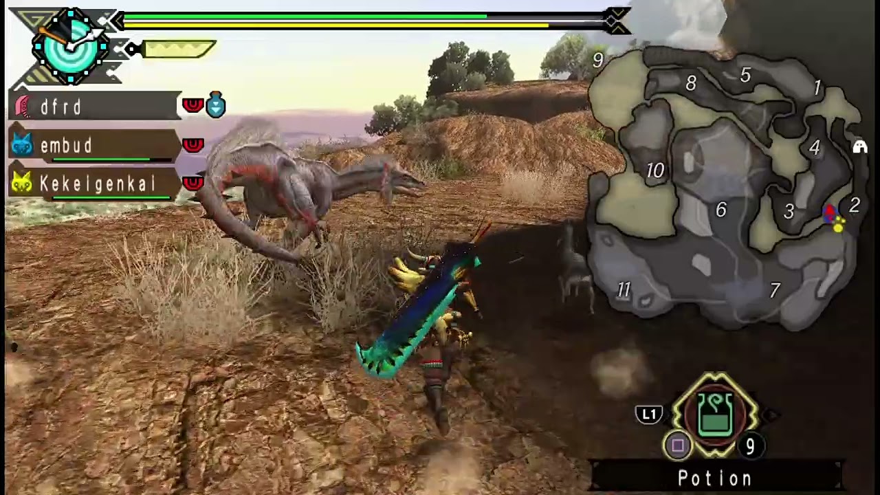 PPSSPP MHP3RD GAMEPLAY FOR FUN✌️😹