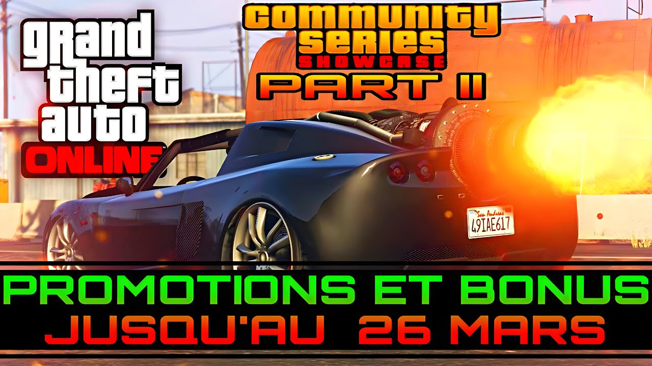 GTA ONLINE PROMO & BONUS: X2 SALE + FREE VEHICLE & BUSINESS + COMMUNITY SHOWCASE PART II