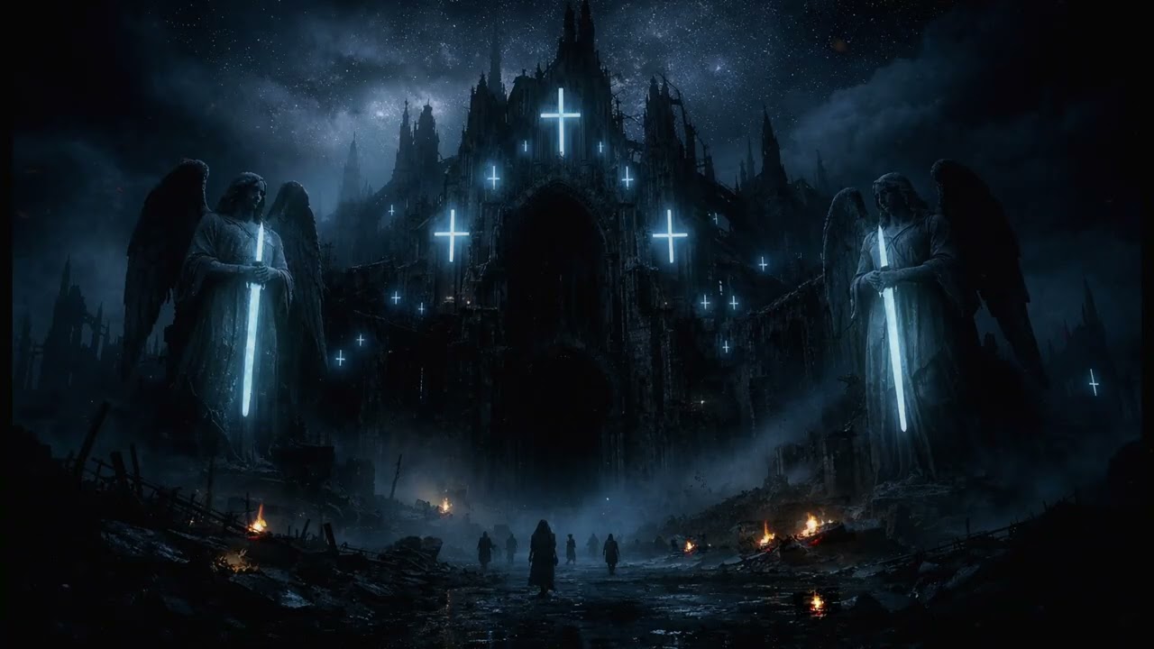 Dark Ambient for Sleep † 3 Hours 🏛 The Silent Gate of Sanctuary (Dark Fantasy Ambient Music) F0013