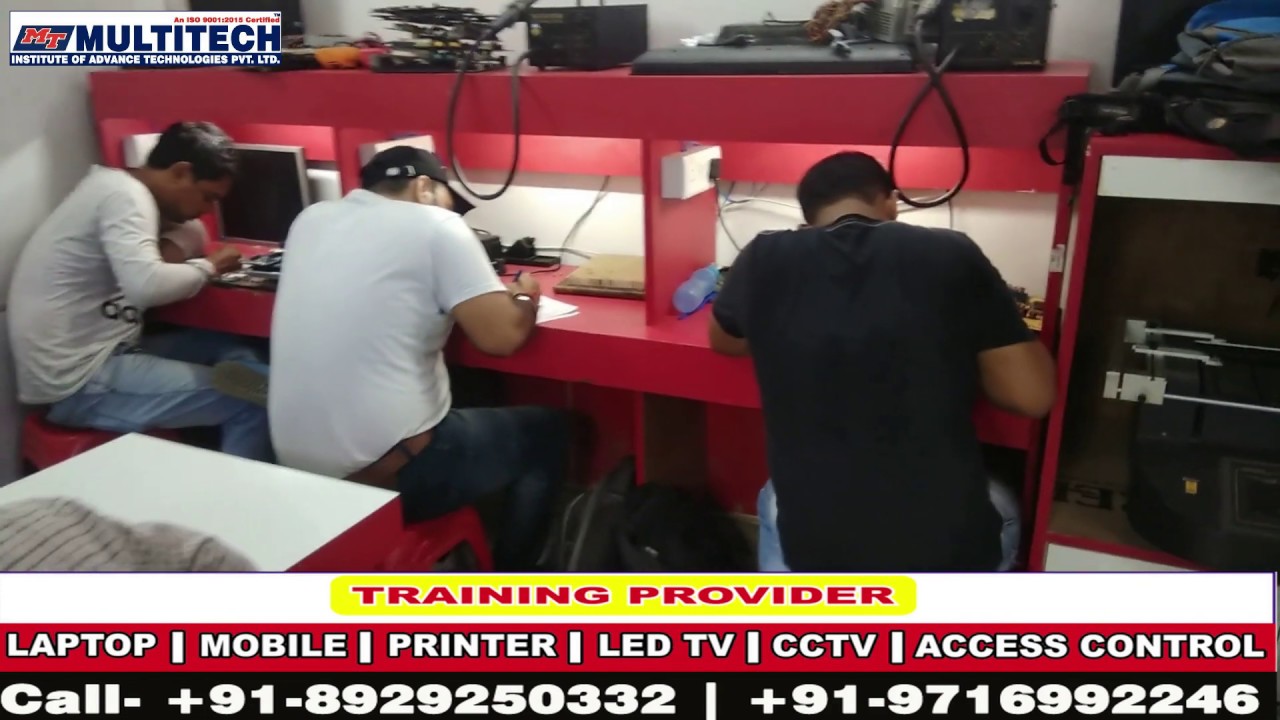 Multitech Laptop Repairing Institute || Students Test after Completing Laptop Repairing Course
