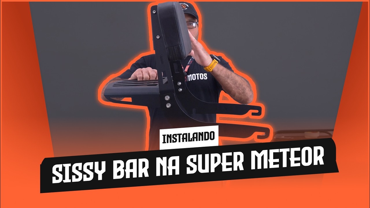 Como instalar o Sissy Bar na Super Meteor 650
