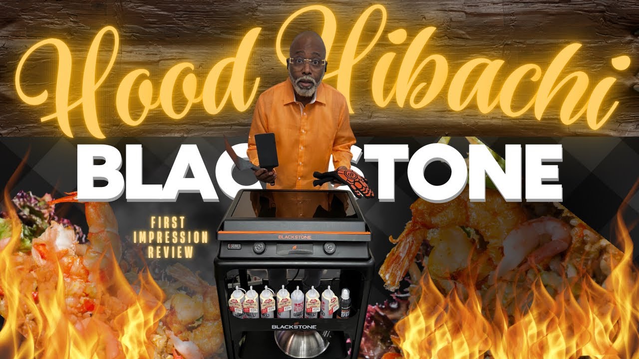 Hood Hibachi with the Blackstone 22” E-Series Tabletop Griddle