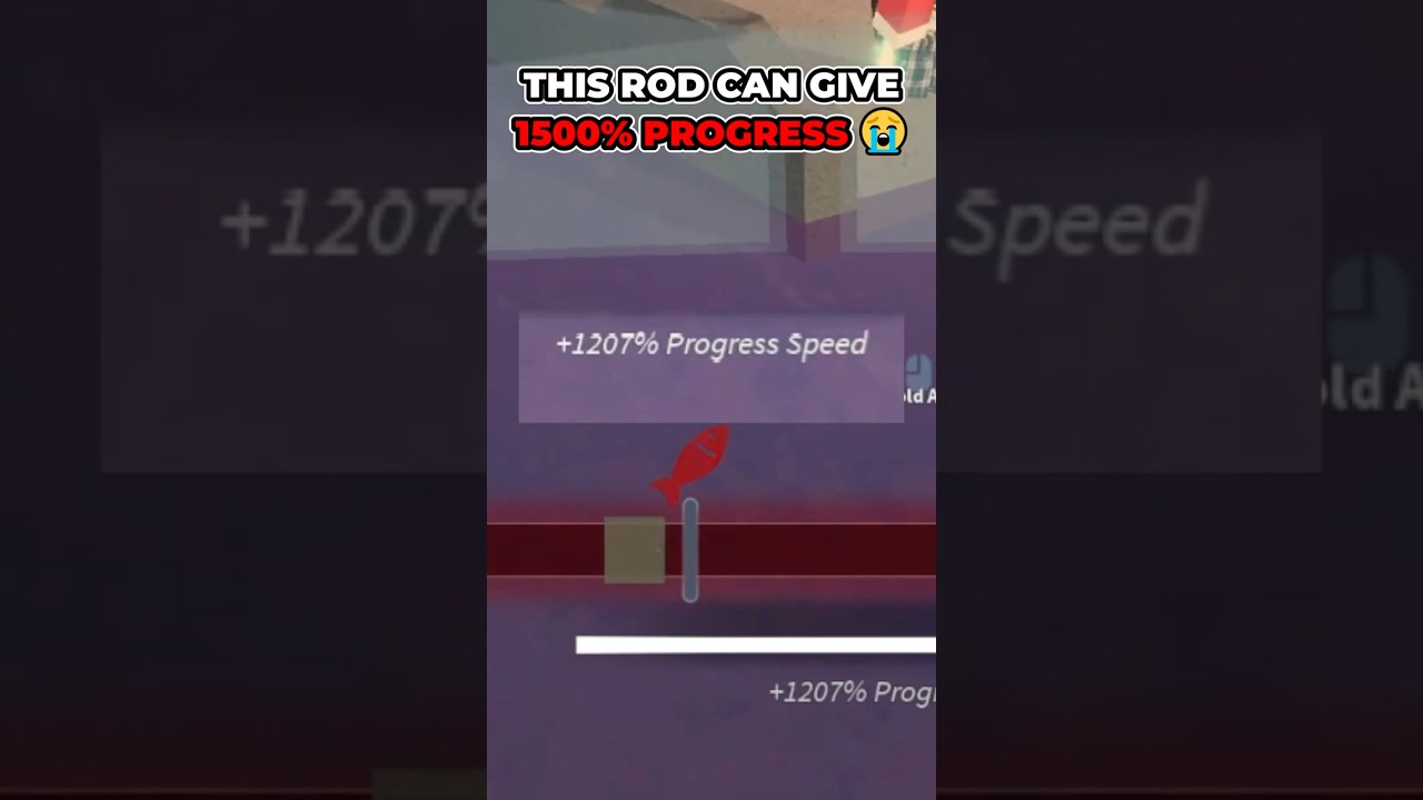 THIS ROD GIVES 1500% PROGRESS SPEED?? 💀💀 #fisch #roblox #robloxmemes #gaming #robloxshorts