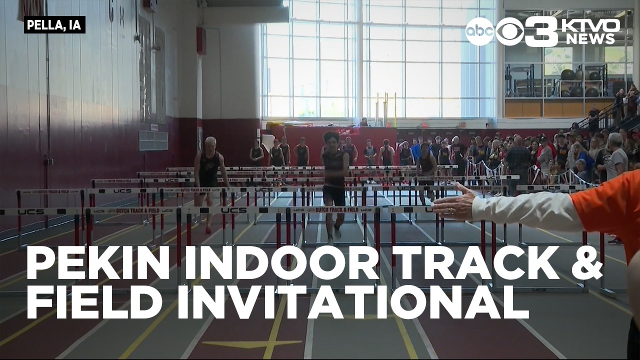 The Pekin Panthers hosted their annual indoor meet a Central College in Pella, IA