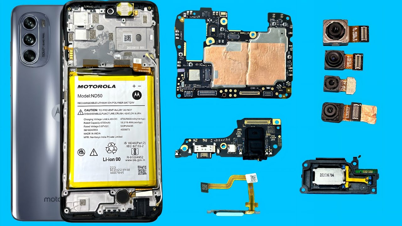 Motorola g62 5g disassembly / Motorola g62 5g teardown / Motorola g62 5g back panel replacement
