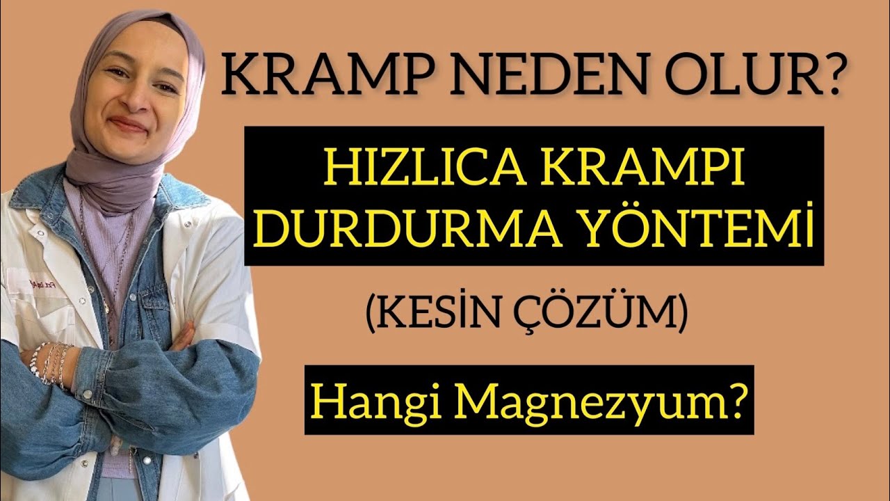 KRAMP NEDEN OLUR? EN HIZLI NASIL DURDURULUR? Hangi Magnezyumu Kullanmalıyız? #kramp #fizyoterapist