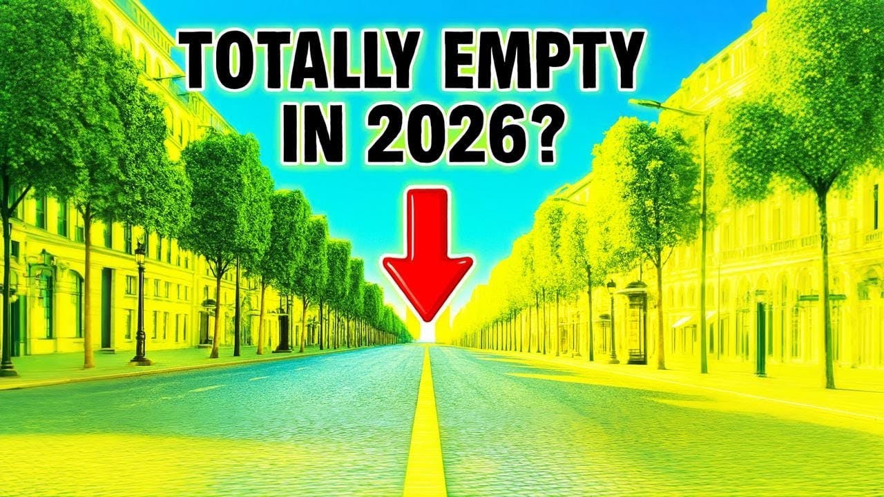 Туристический коллапс в Европе в 2026 году &mdash; тёмная правда о пустых городах