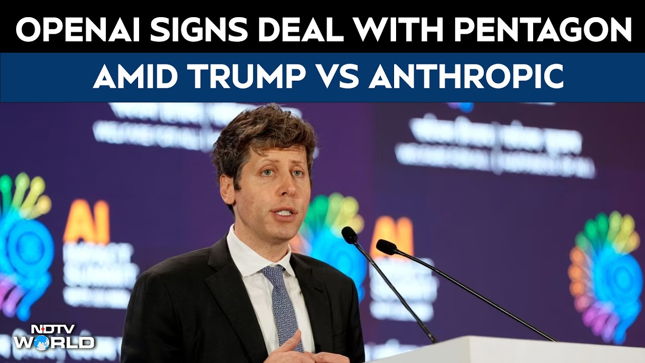 Trump Vs Anthropic | Sam Altman's OpenAI Signs Deal With Pentagon Amid Trump vs Anthropic