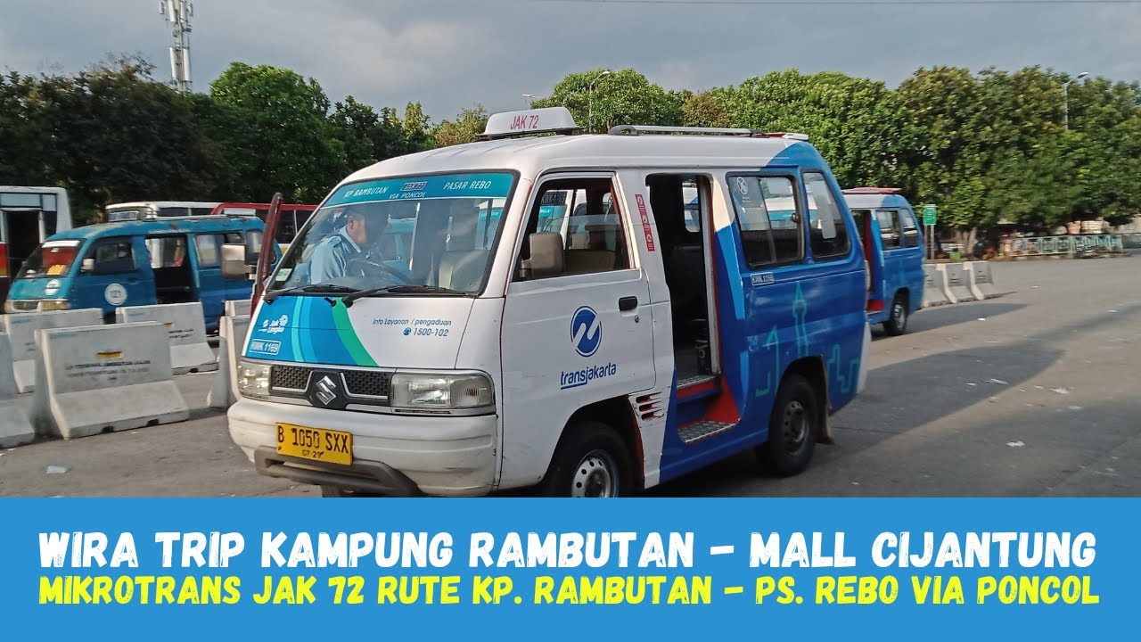Jalan - Jalan ke Mall Cijantung dari Terminal Kampung Rambutan Hanya 0 Rupiah || Mikrotrans JAK 72