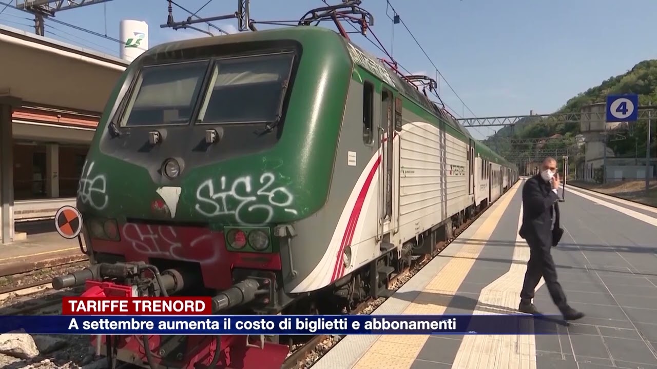 Etg - Tariffe Trenord, a settembre aumentano i costi di biglietti e abbonamenti