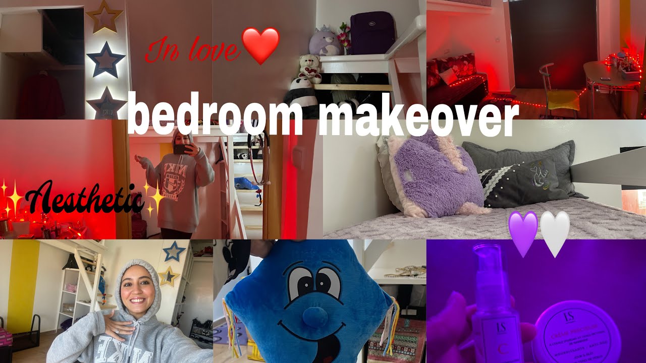 Aesthetic Room makeover✨👌| غرفة أحلامي 😍 | رجوعي على اليوتوب 🔥❤️ | Part 1 👌