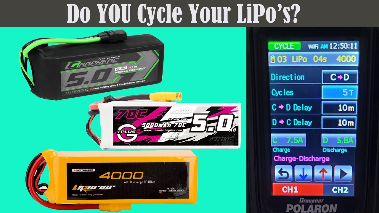 LiPo Secrets Revealed! Do You Need to Cycle New Packs for Performance and Lifespan?