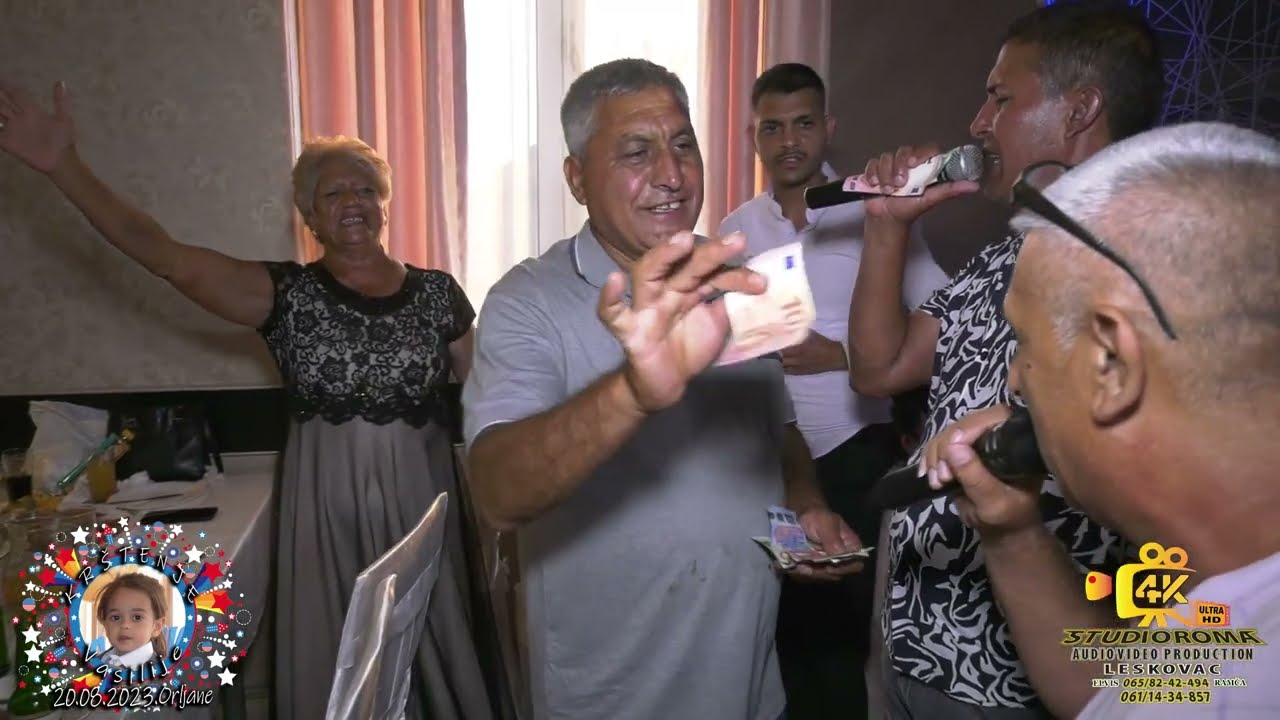 KRŠTENJE VASILIJE PART4 20.08.2023.ORLJANE VIDEO PRODUCTION STUDIO ROMA ELVIS 4K LESKOVAC