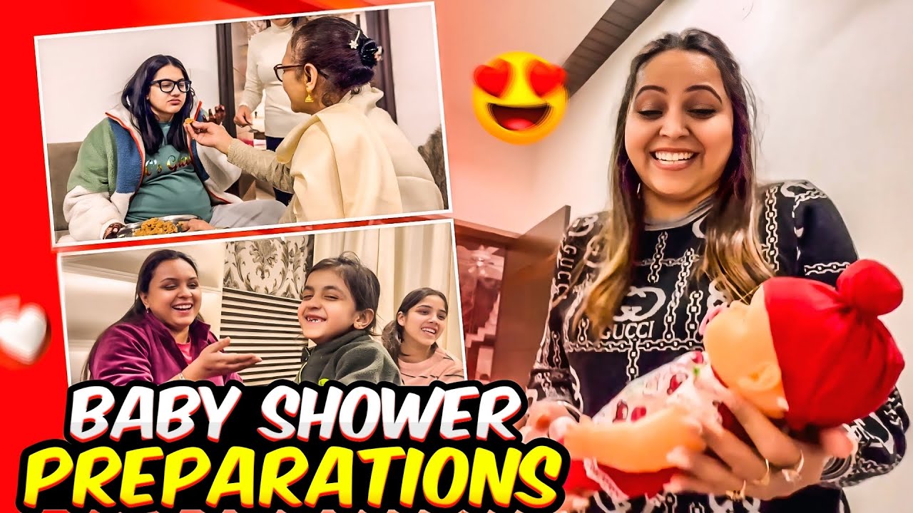 BABY SHOWER PREPARATIONS 😍🌪️ | SARI FAMILY HOYI IKATHI 🔥😍 | MR MRS NARULA