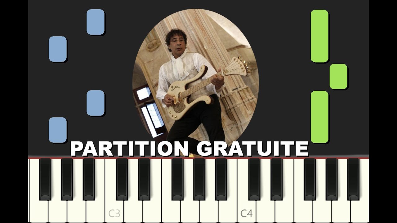 JEANNE par Laurent Voulzy, 2011, Piano Tutorial avec Partition Gratuite (pdf)