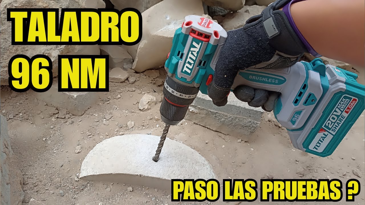 ¡Ponemos a prueba el taladro TOTAL de 96Nm! 🛠️ ¿Tiene la fuerza que promete?