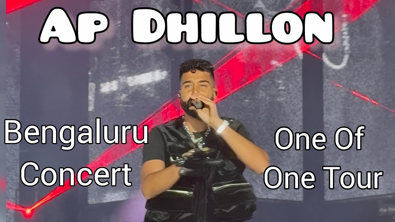 AP Dhillon Live in Bengaluru 🔥 | One Of One Tour 2025 | Full Concert Highlights