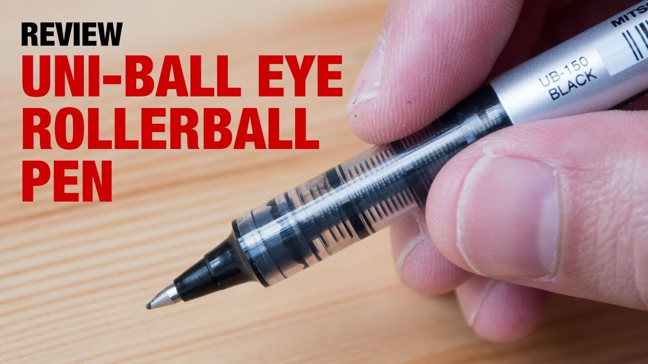 Обзор художника: ручка-роллер Uniball Eye