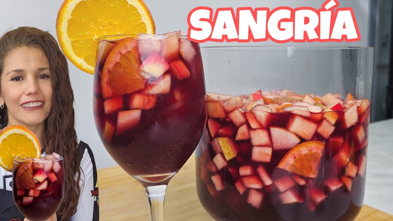Cómo hacer SANGRÍA CASERA fácil y deliciosa