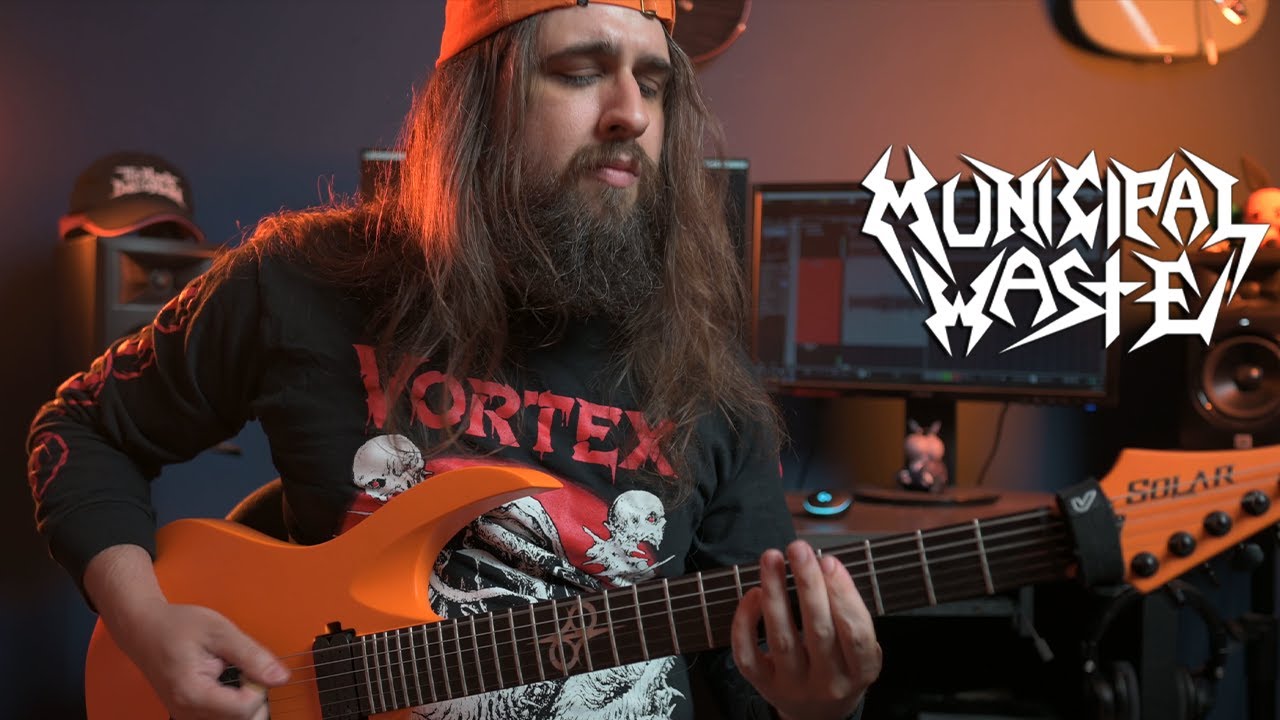 MUNICIPAL WASTE - Wave of Death (guitar cover)