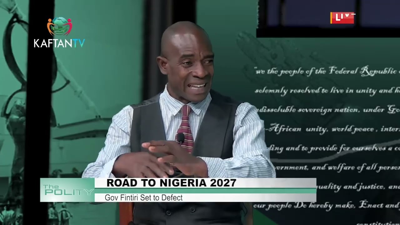 ROAD TO NIGERIA 2027: Gov Fintiri Set to Defect GOVERNOR FINTIRI SET TO DEFECT