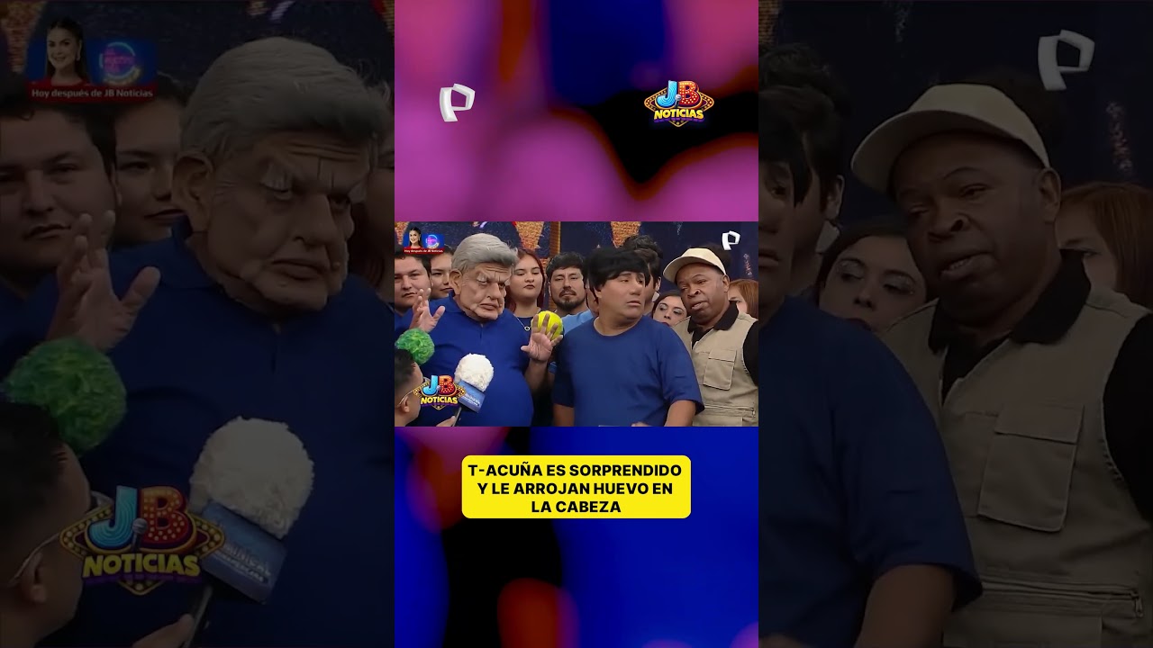 T-Acu&ntilde;a es sorprendido y le arrojan huevo en la cabeza.