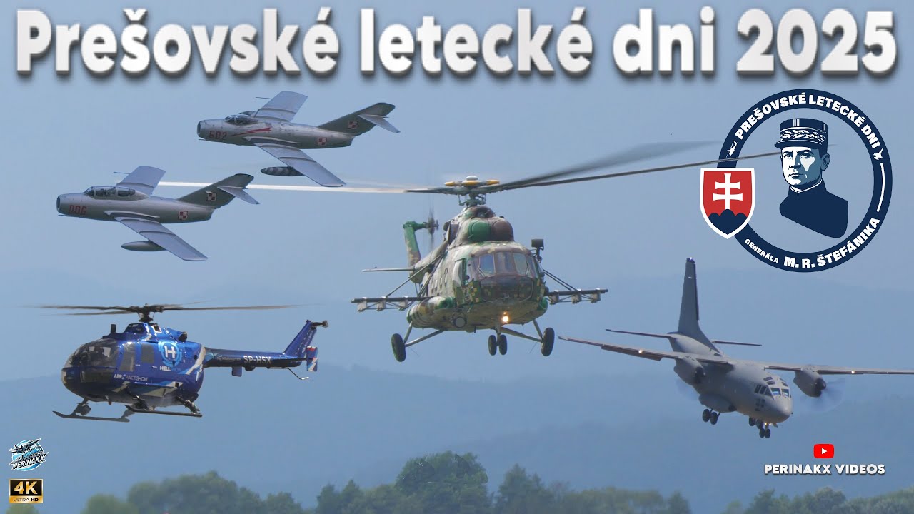 Prešovské letecké dni 2025 ✈️ | Najlepšie momenty z leteckej show
