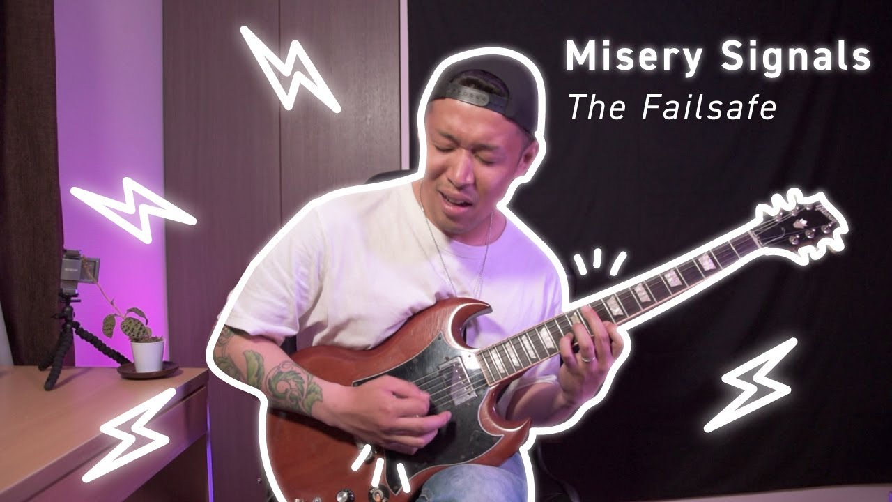 The Failsafe - Misery Signals | RYO. (Guitar Cover) with lyric