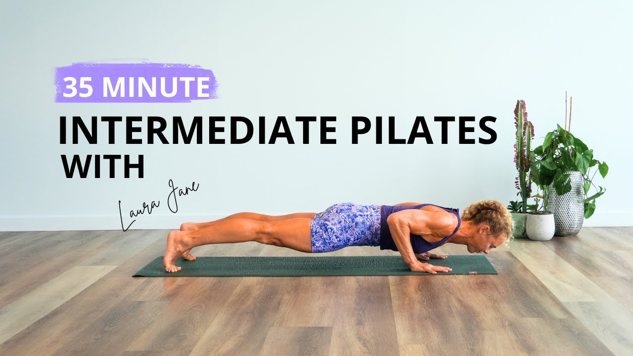 Get FIT in 35 Minutes with this Intermediate Pilates Workout!