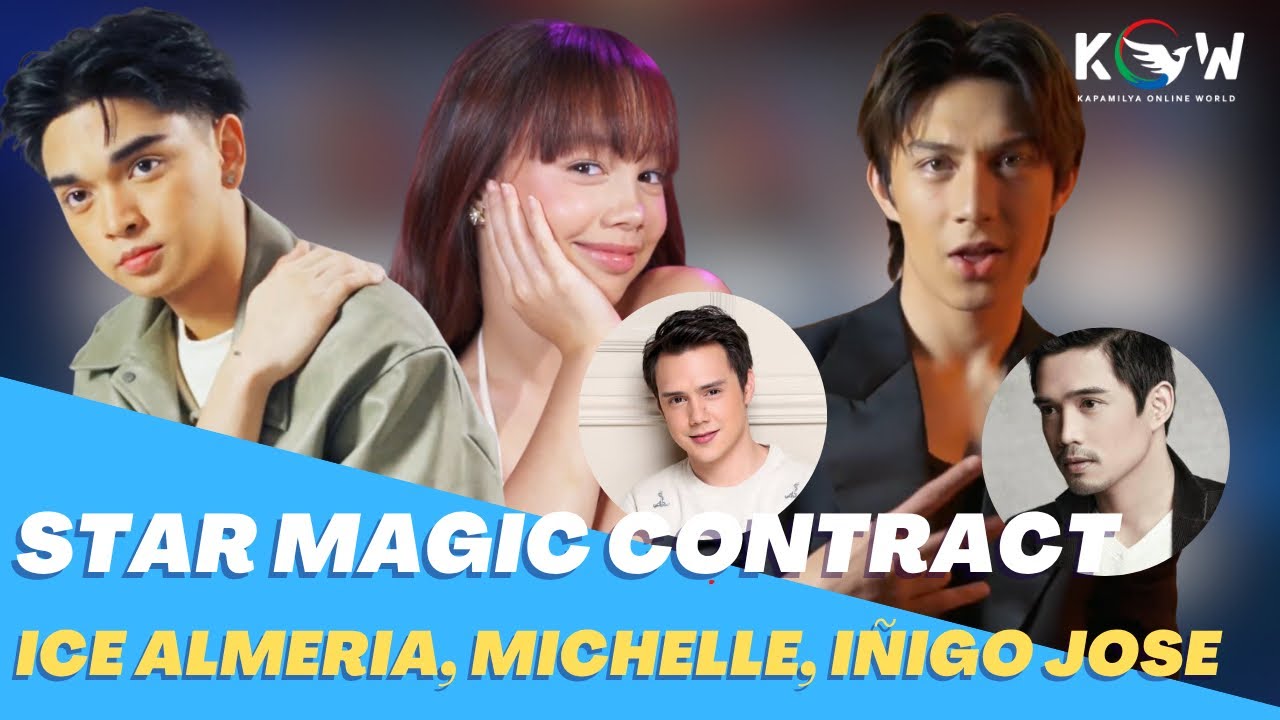 Star Magic Contract Signing #IceAlmeria #MichelleGarcia and #IñigoJose