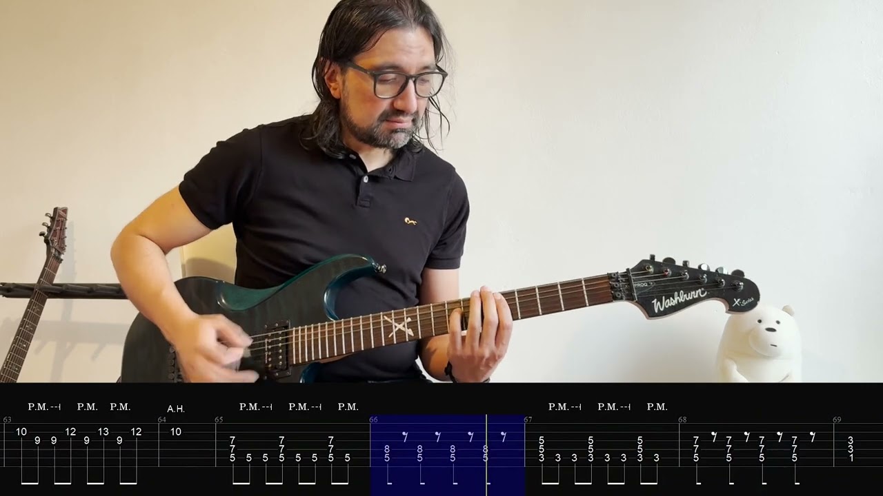Nightwish - Come Cover Me - Guitar cover - lesson - tutorial with tabs