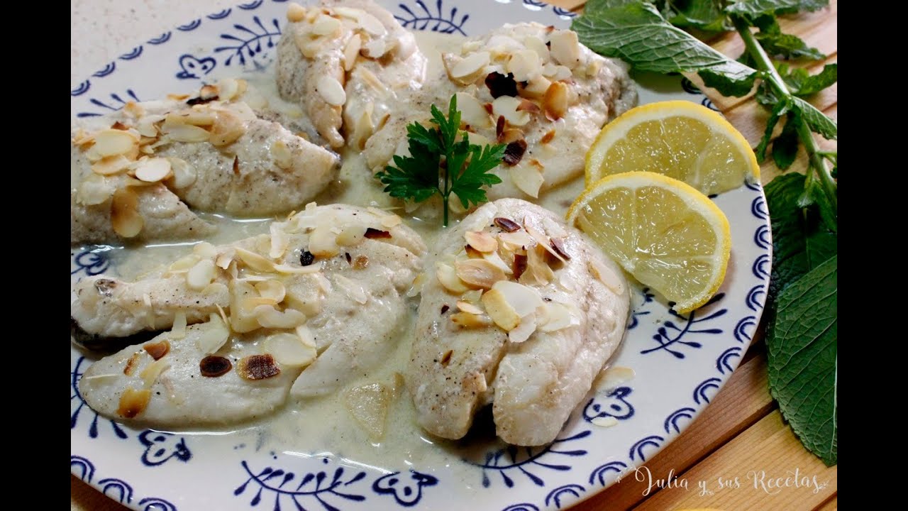 Filetes de lenguados en salsa de limón y almendra🐟FACILÍSIMOS Y MUY SABROSOS!