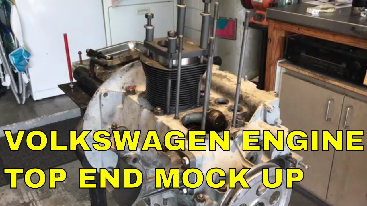 How To Mock Up The Top End Of A Volkswagen Bug Engine AND WHY! Bentley's Engine Part 6