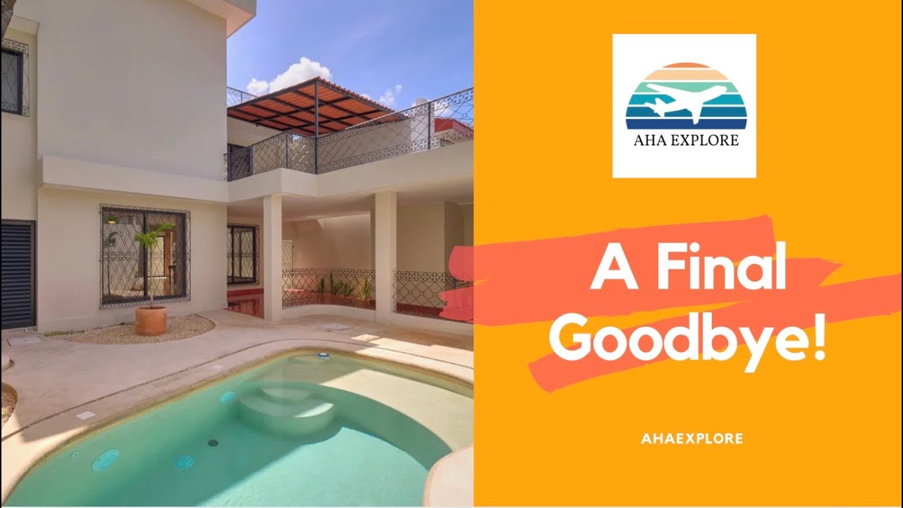 A final goodbye. The Merida Mexico house is officially for sale.