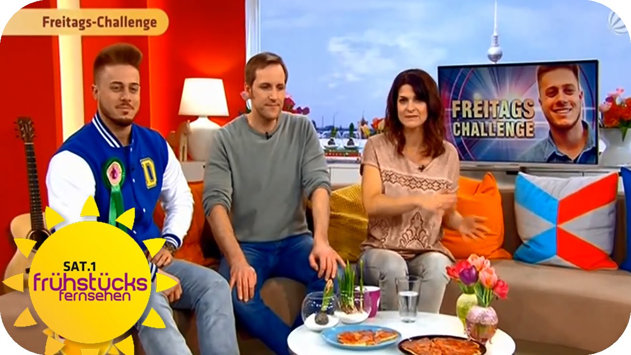 Dominiks Freitags-Challenge: Pizza |  SAT.1 Frühstücksfernsehen