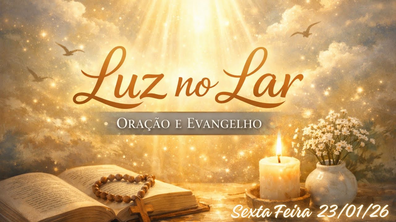 Oração e Evangelho ✨ Luz no Lar 🙏🏻 23/01/2026