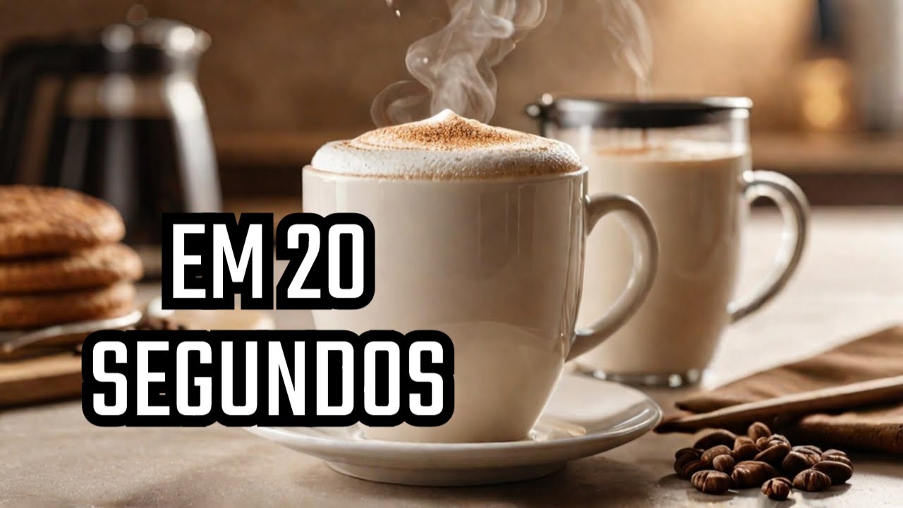 Como fazer Cappuccino Instantâneo em 20 SegundoS