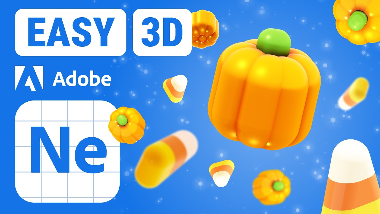 Adobe's Secret 3D Tool: Create 3D Magic in Minutes w/ Project Neo! 🎃