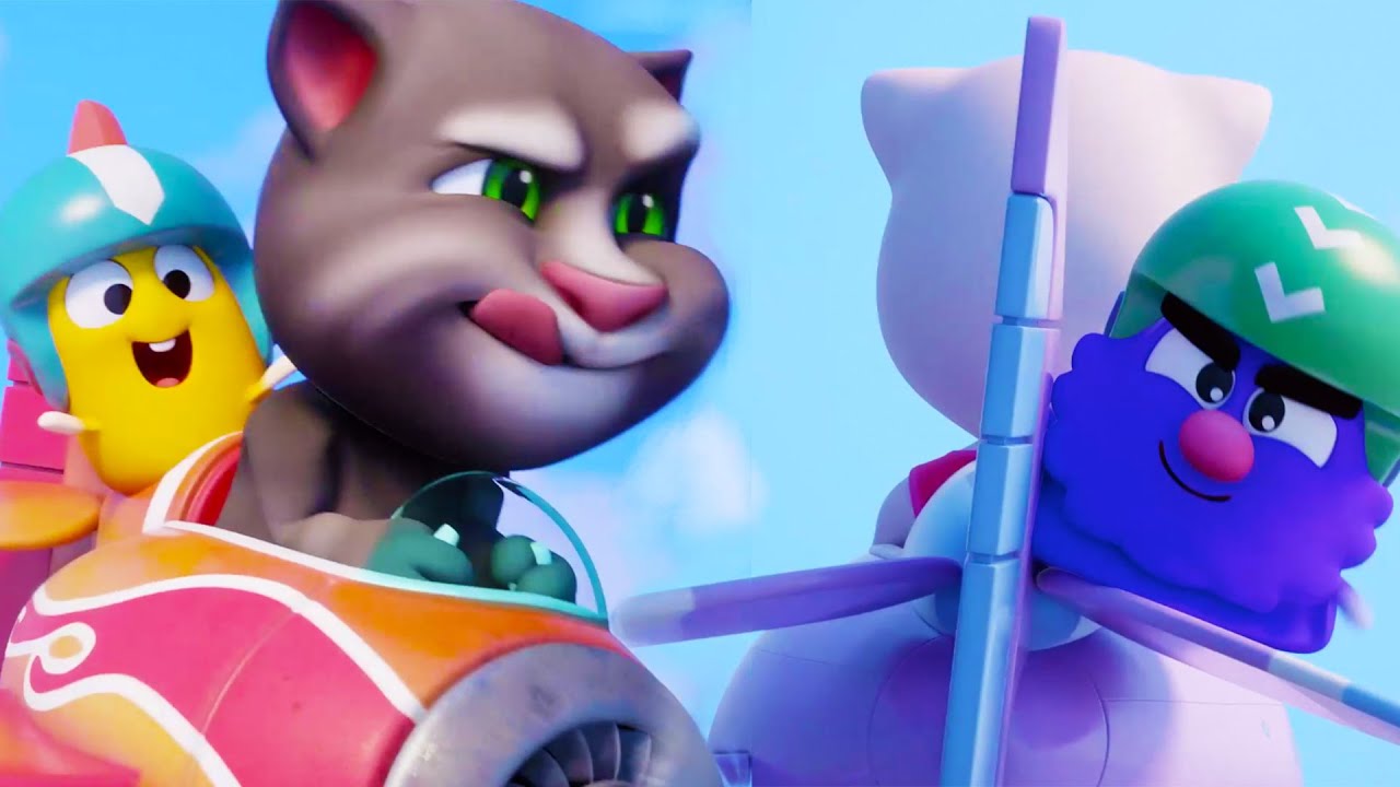 Talking Tom —  Aman di Jalan! 🚦 Kartun lucu yang bagus 💛 Super Toons TV Bahasa