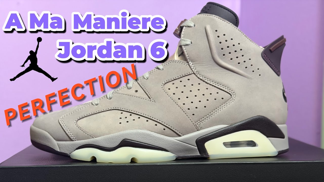 Обзор кроссовок Air Jordan 6 A Ma Maniere Smokey Mauve! В отличном состоянии. 2025 год.
