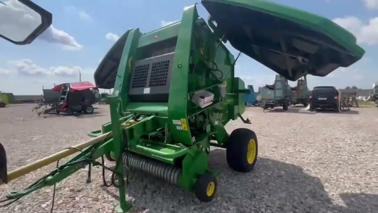 Подборщик рулонный John Deere  854 в ПРОДАЖЕ/Round baler John Deere 854  #atxtop  #johndeere