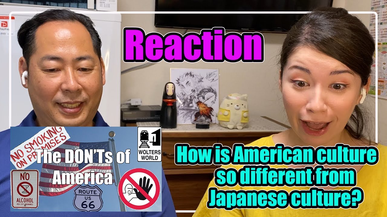 Visit America  The DONTs of Visiting The USA / Japanese bilingual Reaction / English subtitles