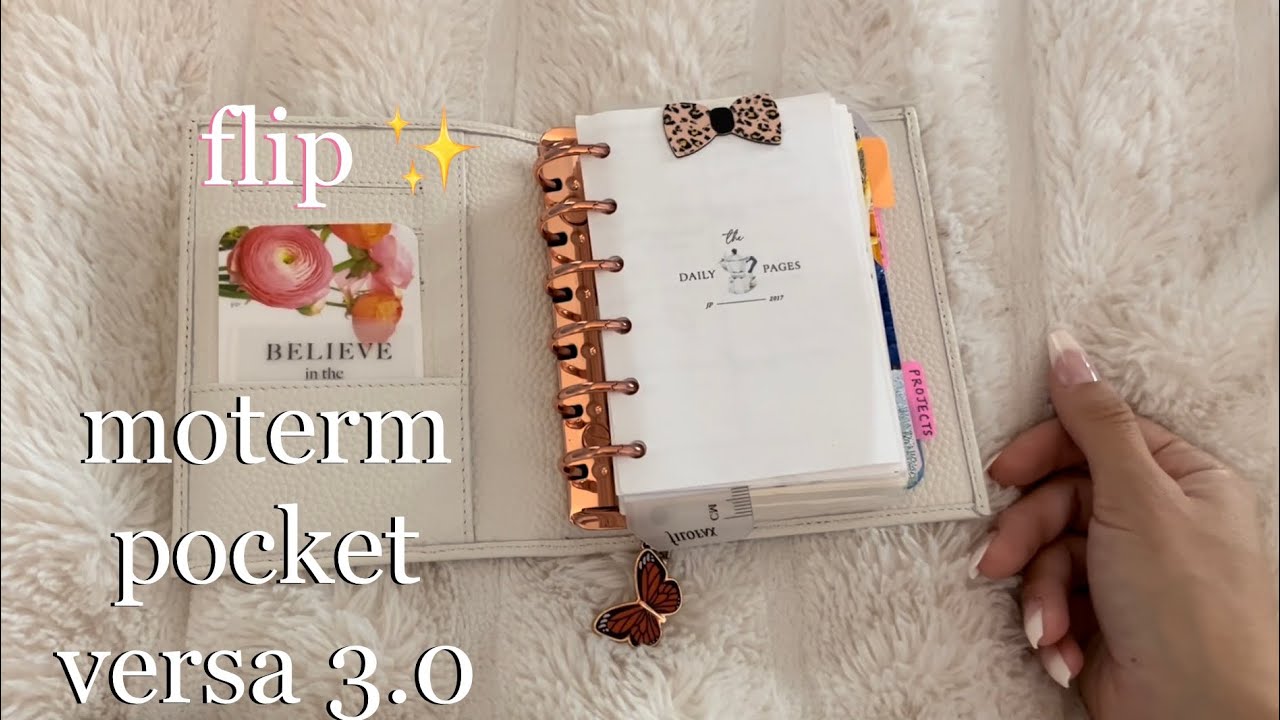 Moterm A7 Versa 3.0 - EDC pocket planner setup/flip! 2022 April/May