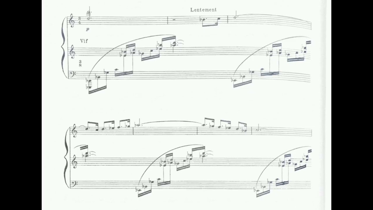 Frederico Mompou - Charmes (score-video)