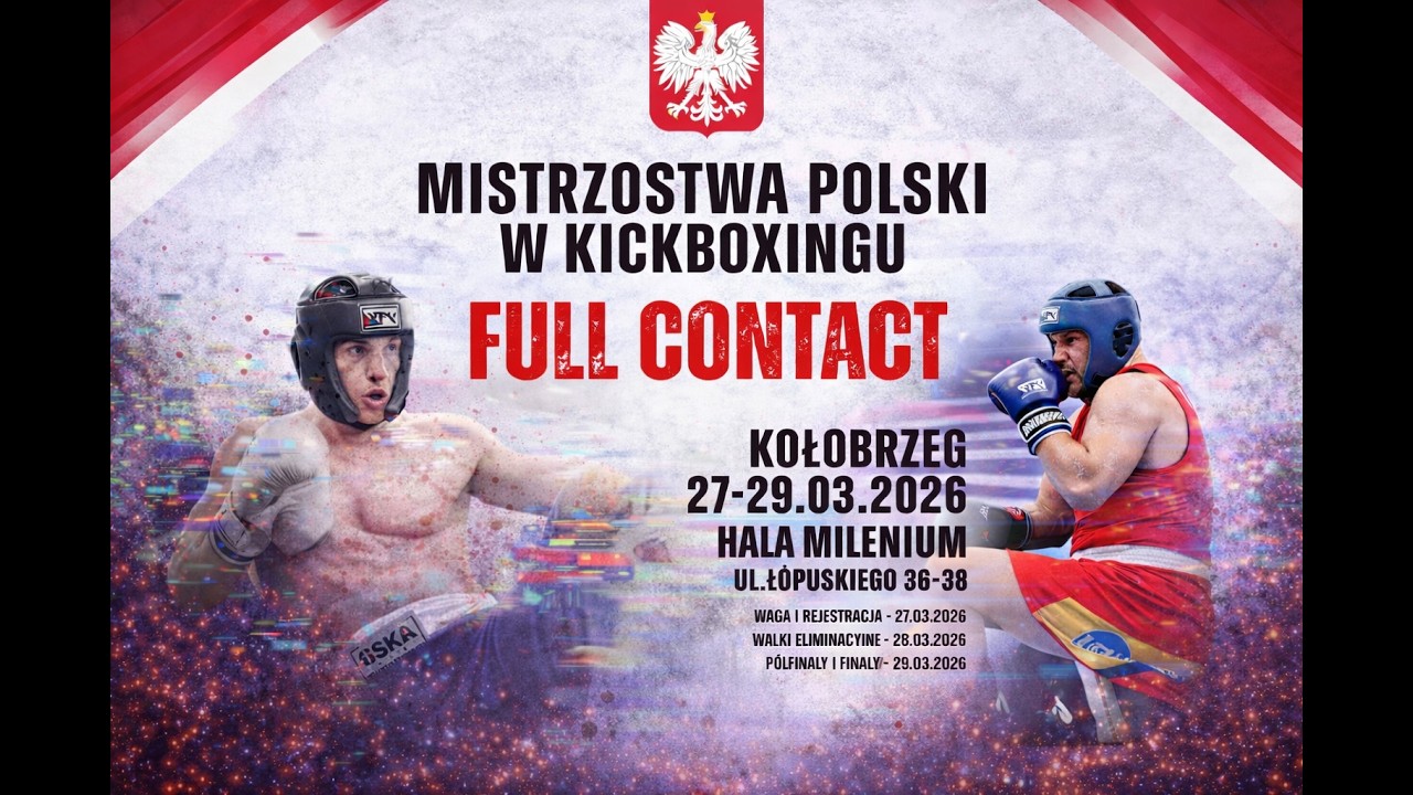 Ring 1  Mistrzostwa Polski Junior&oacute;w i Senior&oacute;w Full Contact KickBoxing Kołobrzeg