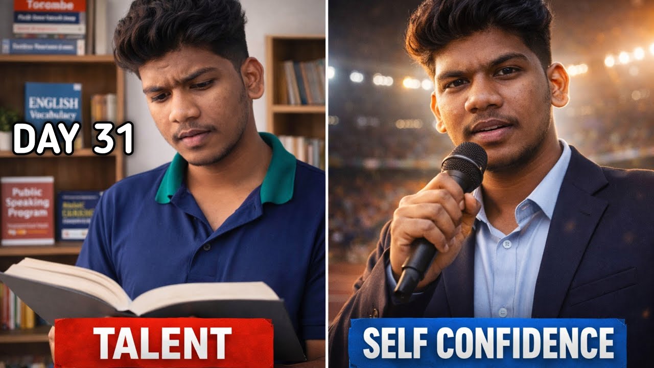 Day 31 The Self Confidence Is More Important Than Talent.