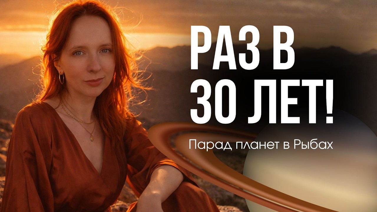 МАРТ 2026: Такое бывает раз в 30 лет! Парад планет в Рыбах и точка невозврата.