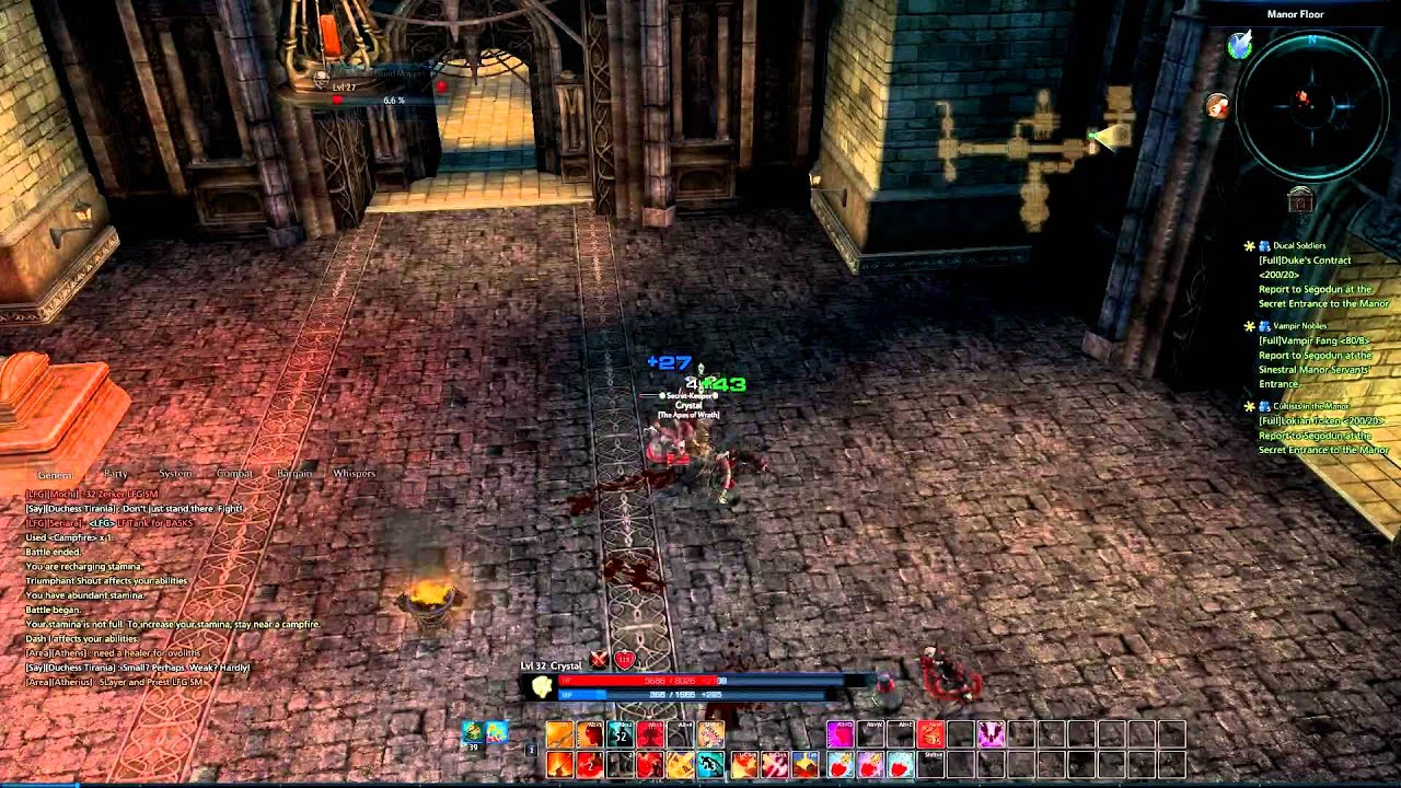 Tera Online - Sinestral Manor Solo: Duchess Tirania (Lv32 Berserker)